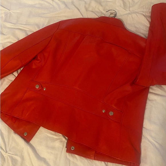 Biker leather jacket - Picture 2 of 4